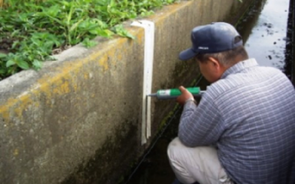 水路の補修